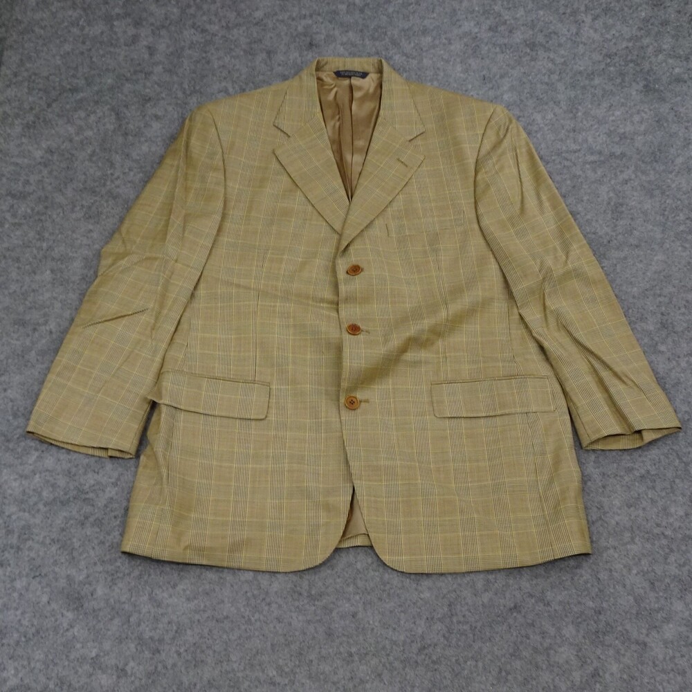 Brooks Brother Sports Jacket Mens 42R Brown Wool Coat Blazer